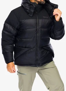Kurtka puchowa Marmot 03 Plasma Parka - black - Kurtki męskie - miniaturka - grafika 1