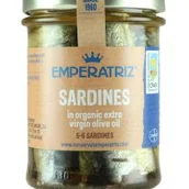 Ryby świeże i mrożone - Lumarko Sardynki Europejskie W Bio Oliwie Z Oliwek Extra Virgin 190 G (133 G) (Słoik) ! - miniaturka - grafika 1