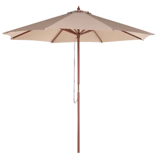 Parasol Ogrodowy ⌀ 270 Cm Piaskowy Toscana - Parasole ogrodowe - miniaturka - grafika 1