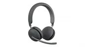 Słuchawki - Słuchawki bezprzewodowe Logitech Zone Wireless 2 Headset UC - 981-001311 - miniaturka - grafika 1