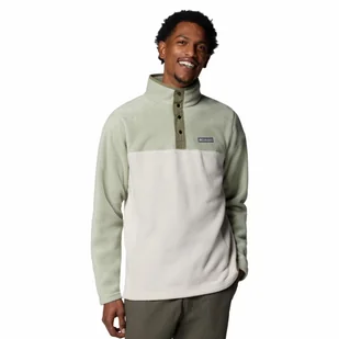 Męska bluza polarowa Columbia Steens Mountain Half Snap II dark stone - XL - Bluzy męskie - miniaturka - grafika 1