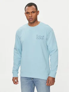 Lee Bluza Wobbly 112349357 Błękitny Regular Fit - Bluzy męskie - miniaturka - grafika 1