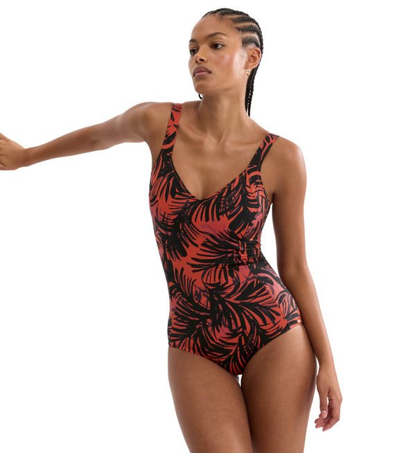 Jednoczęściowy strój kąpielowy z fiszbinami Triumph Summer Palm OW-44D