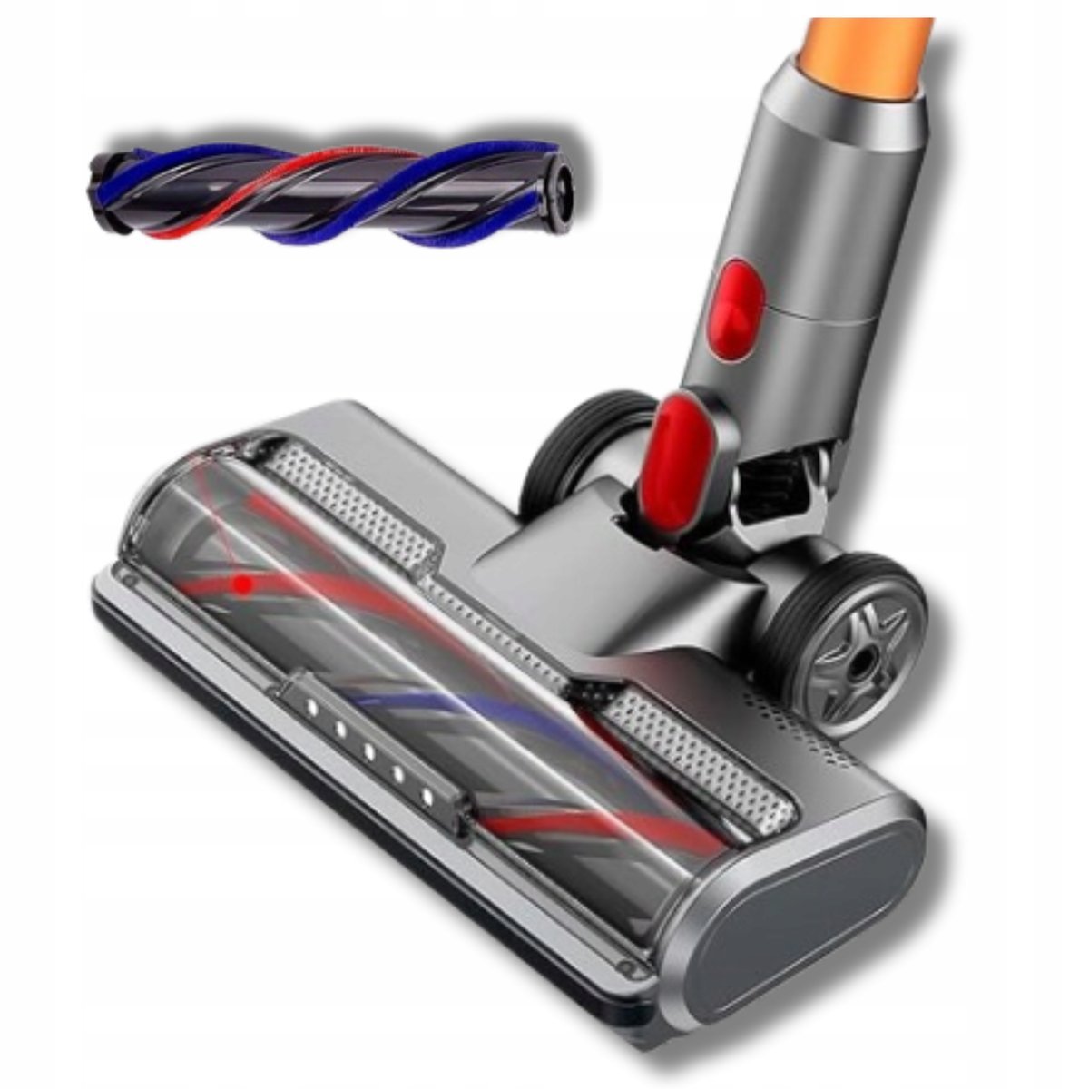 Szczotka Led Koncowka Do Odkurzacza V7 V8 V10 V11 V15 Glebokie Czyszczenie