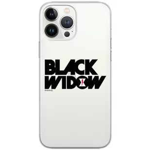 Etui Marvel dedykowane do Xiaomi MI 11 PRO, wzór: Czarna Wdowa 010 Etui częściowo przeźroczyste, oryginalne i oficjalnie licencjonowane - Etui i futerały do telefonów - miniaturka - grafika 1