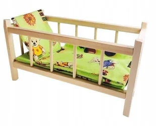 JANEX Łóżeczko małe bez baldachimu - Akcesoria dla lalek - miniaturka - grafika 1