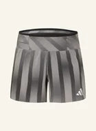 Spodenki damskie - Adidas Szorty Do Biegania 2 W 1 Adizero Btn grau - miniaturka - grafika 1