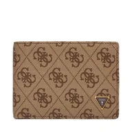 Portfele - Duży Portfel Męski Guess SMMALL LEA27 Brązowy - miniaturka - grafika 1