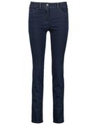 Spodnie damskie - GERRY WEBER Dżinsy z 5 kieszeniami Best4me Slimfit Niebieski 44S/44 mały damski - miniaturka - grafika 1