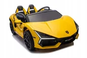 Pojazdy elektryczne dla dzieci - Pojazd Lamborghini Revuelto XL STRONG Żółty - miniaturka - grafika 1