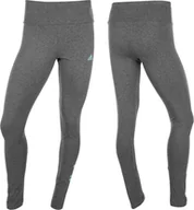 Legginsy - Legginsy damskie adidas Loungwear Essentials szare H07784-L - miniaturka - grafika 1