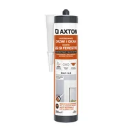 Silikony - Silikon neutralny Drzwi i Okna biały 280 ml Axton - miniaturka - grafika 1