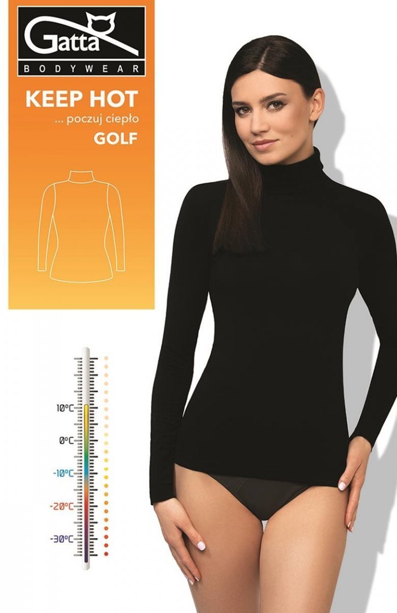 Gatta Golf Damski Czarny Długi Rękaw roz. L