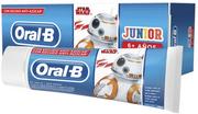 Pasty do zębów - Pasta do zębów dla dzieci Oral-B Junior Luxe Glamorous White Toothpaste 75 ml (8001090589446) - miniaturka - grafika 1