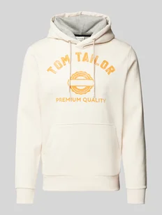 Bluza o kroju regular fit z mieszanki bawełny z kapturem i nadrukiem z logo - Koszulki męskie - miniaturka - grafika 1
