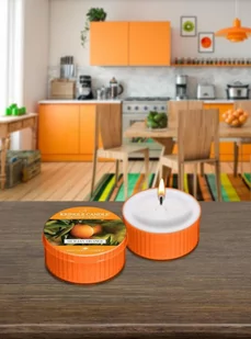 Kringle Candle Sicilian Orange Daylight - świeczka zapachowa 42 ml - Świece - miniaturka - grafika 1