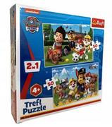 Puzzle - Puzzle Psi Patrol 2w1 2 x 50 el TREFL 91791 - miniaturka - grafika 1
