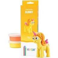 Masy plastyczne - Masa plastyczna HEY CLAY Jednorożce Sunny HCL30135CEE - miniaturka - grafika 1