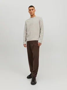 Jack & Jones Sweter w kolorze beżowym - Swetry męskie - miniaturka - grafika 1