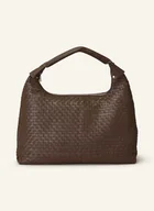 Torebki damskie - Núnoo Torebka Hobo Maxi Dandy braun - miniaturka - grafika 1