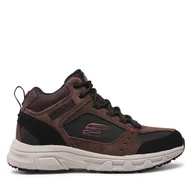 Buty trekkingowe męskie - Trekkingi Skechers Ironhide 51895/CHOC Brązowy - miniaturka - grafika 1
