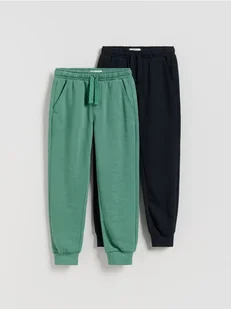 Reserved - Dresowe joggery 2 pack - zielony - Spodenki dla niemowląt - miniaturka - grafika 1