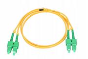 Kable światłowodowe - EXTRALINK PATCHCORD SC/APC-SC/APC SM G.652D DUPLEX 20M - miniaturka - grafika 1