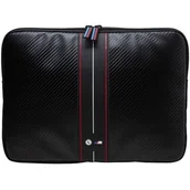 Torby na laptopy - Etui na laptopa BMW Carbon Red Stripes 16 cali Czarny - miniaturka - grafika 1