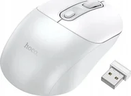 Myszki - Hoco HOCO mysz komputerowa bezprzewodowa 2.4G GM28 biało szara - miniaturka - grafika 1
