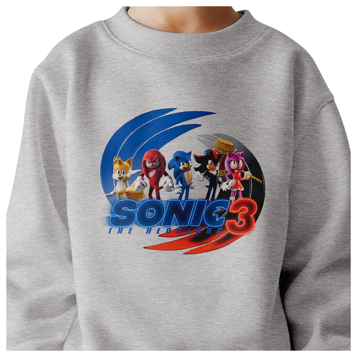 BLUZA DZIECIĘCA SONIC 3 122-128 DLA DZIEWCZYNKI CHŁOPCA