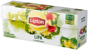 Herbata - Lipton Herbatka ziołowa aromatyzowana lipa z malinami 18g 20 torebek - miniaturka - grafika 1