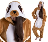Piżamy chłopięce - Leniwiec Piżama Kigurumi Onesie Dla Dzieci 158 164 - miniaturka - grafika 1