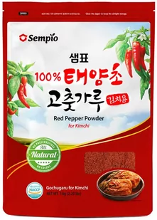 SEMPIO Papryka Taeyangcho Gochugaru 100% do kimchi 1kg - Sempio 221254 - Buliony i przyprawy w kostkach - miniaturka - grafika 1