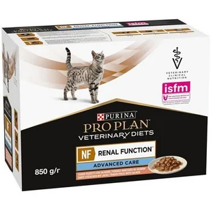 Purina Pro Plan Veterinary Diets Feline NF Advance Care, łosoś - 10 x 85 g - Mokra karma dla kotów - miniaturka - grafika 1