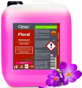 Clinex Płyn do podłóg 5L. - floral - Środki do podłóg i mebli - miniaturka - grafika 1