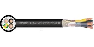 Przewód do przetwornic BiTservo UV 2XSLCYK-J FR 4G1,5 bęben - Przewody elektryczne - miniaturka - grafika 1