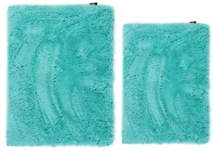 Dywaniki Łazienkowe, Zestaw Dywaników, Turkusowe Komplet 2 szt. - Dywaniki łazienkowe Dywaniki Łazienkowe, Zestaw Dywaników, Turkusowe Komplet 2 szt. - Dywaniki łazienkowe - miniaturka - grafika 1