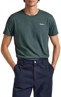 Koszulki męskie - Pepe Jeans Koszulka męska Nouvel, Zielony (Regent Green), XXL - miniaturka - grafika 1