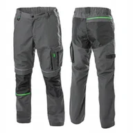 Odzież robocza - SPODNIE ROBOCZE MĘSKIE OCHRONNE DO PASA bojówki odblaskowe WYGODNE - miniaturka - grafika 1