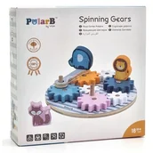 Zabawki interaktywne dla dzieci - Viga Drewniane koła zębate ze zwierzątkami 44006 Viga 725498 - miniaturka - grafika 1