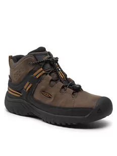 Keen Trekkingi Targhee Mid Wp 1019834 Brązowy - Buty dla dziewczynek - miniaturka - grafika 1