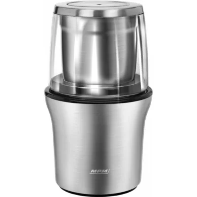 Moinho de café eléctrico moedor polivalente mpm mmk-06m prata 200w