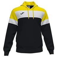 Bluzy męskie - Joma Bluza męska Crew Iv czarny czarny/żółty 6XS 101544.109 - miniaturka - grafika 1