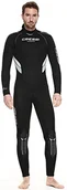Pianki do pływania - Cressi Men's Castoro Man Monopiece Wetsuit Mokry skafander z neoprenu o grubości 5mm ,Czarny/Szary ,4XL ,XLR106448 - miniaturka - grafika 1