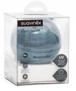 Suavinex przenośny Sterylizator smoczków UV niebieski - Inne akcesoria do pielęgnacji dzieci - miniaturka - grafika 1