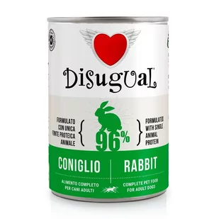 Disugual Monoprotein Królik 400g - Mokra karma dla psów - miniaturka - grafika 1
