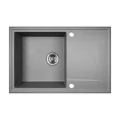 Zlewozmywaki - Kuchinox Zlewozmywak granitowy szary HUNTER SBU 511T - miniaturka - grafika 1