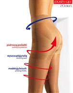 Rajstopy - RAJSTOPY MONA PUSH-UP 20 XL (kolor fumo, rozmiar 5) - miniaturka - grafika 1