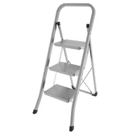 Drabiny - Stalowe schodki STABILO, 3 stopnie - miniaturka - grafika 1