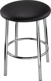 Exmed Taboret Chromowany JOPEK SILVER Stołek Kuchenny Wzmocniony - Taborety i hokery - miniaturka - grafika 1